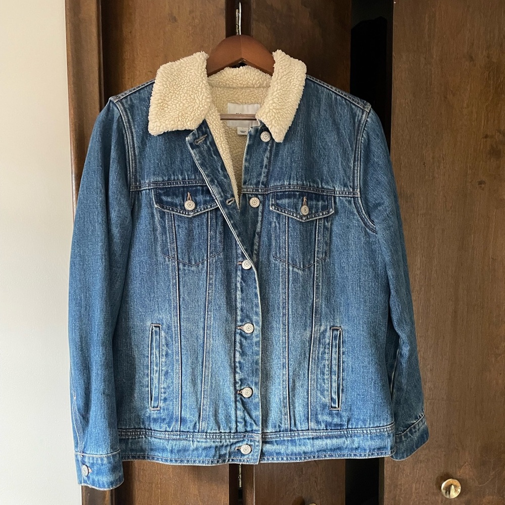 Old Navy Sherpa-lined Jean Jacket